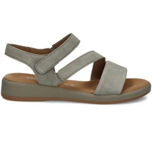 Gabor - Comfort - Sandaal - Licht Groen - Leer - Klittenbandsluiting