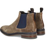 Giorgio - Chelsea Boots - Azzurro - Suède - Kalfsleer - Rubberen Loopzool