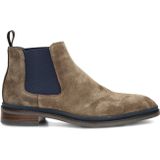 Giorgio - Chelsea Boots - Azzurro - Suède - Kalfsleer - Rubberen Loopzool
