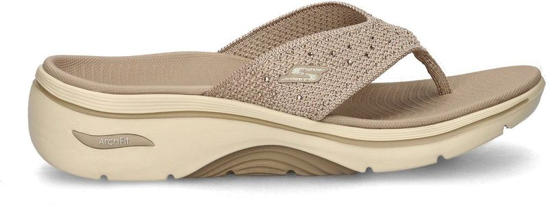 Skechers - Arch Fit Go Walk - Teenslipper - Zacht Textiel - Comfortabel Voetbed