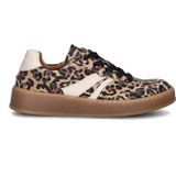 Gabor - Comfort Optifit - Lage Sneakers - Panterprint - Leren Voetbed