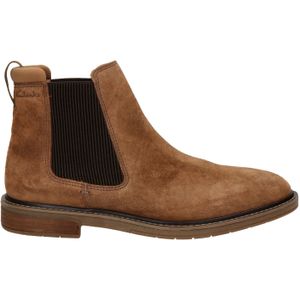 Clarks - Clarkdale Hall - Chelsea Boots - Suede - Zwart