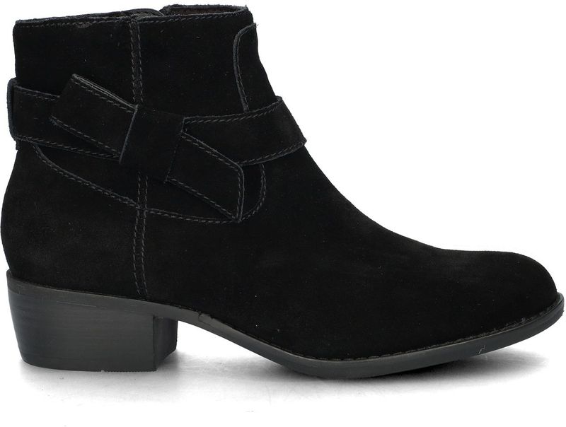 Skechers - Texas - Enkellaarsjes - Suède - Gevoerd met Textiel, Memoryfoam-Voetbed