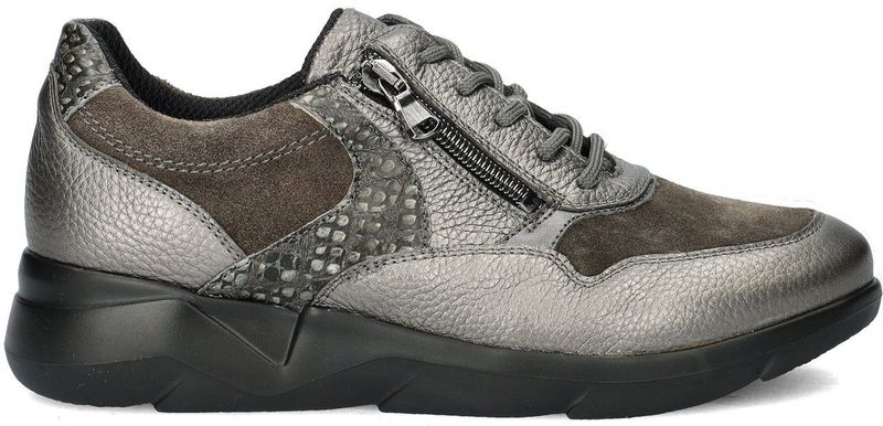 Waldläufer - K-Funky - Sneakers - Zwart - Leer/Suède