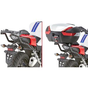 Motorrad-Topcase-Halterung Givi Monokey ou Monolock Honda CB 500 F (19 à 20)