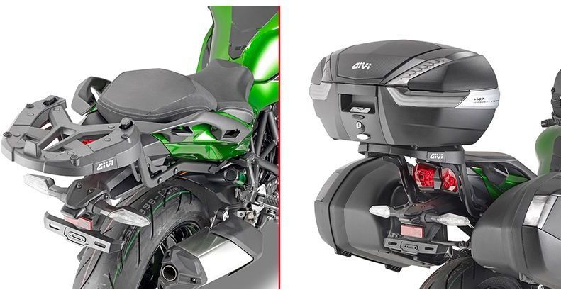 Motorrad-Topcase-Halterung Givi Monokey ou Monolock Kawasaki Ninja H2 SX (18 à 20)