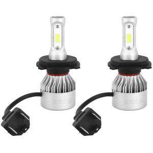 Paar led-glühbirne mit aluminium-kühlventilator P2R Culot P43t 8000 Lumens 6500k