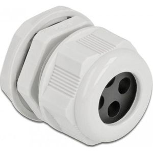 Delock - Kabeldoorvoer - Grijs - Kunststof - IP68 Waterdicht - 2 Stuks