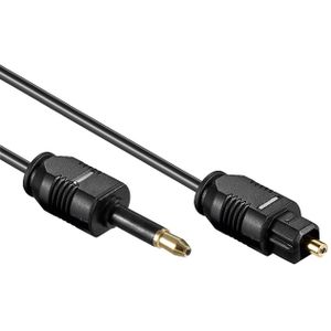 Optische audio kabel - Toslink naar mini Toslink - Goobay