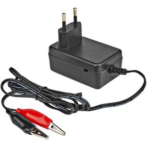 Allteq - Acculader - Zwart - 12 Volt - 600mA