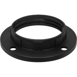 Electroplast - E14 Schroefring - Zwart - Diameter 40 mm - Hoogte 16 mm