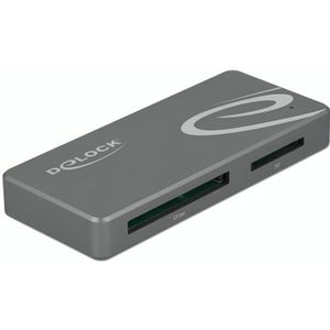Delock - 91754 - Kaartlezer - Grijs - USB Type-C voor CFast en SD