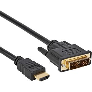 DVI - HDMI kabel - 5 m