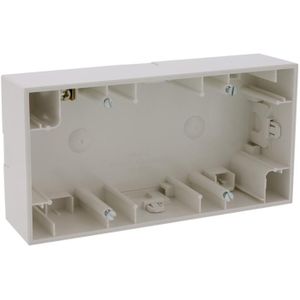 BERKER K1 Opbouwraam 2-voudig polar wit