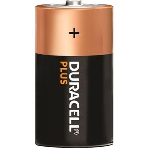 Duracell Plus-D K4 D - Batterij -  Alkaline - 1.5 V - 4 stuks