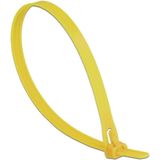 Delock - Kabelbinders - Geel - Nylon 66 - 100 Stuks