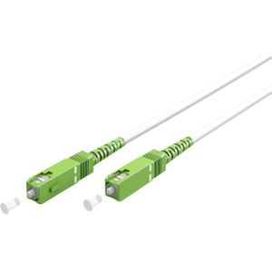 Goobay Glasvezelkabel (FTTH), Singlemode (OS2) White, wit (Simplex), 30 m