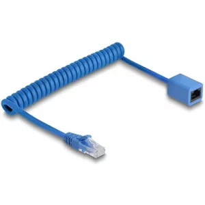 TronicXL Euro Netsnoer – Spiraalkabel, 2 Meter, 2-aderig, Met Eurostekker En IEC-320-C7, Flexibel 2 miniatura