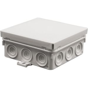 Verbindingsdoos, kabeldoos, aftakdoos 8x4 polig vlakstekker BUDGET | Ricks Handel