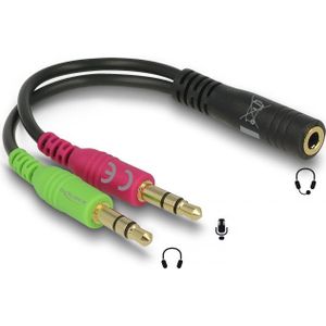 Jack splitter kabel - Delock
