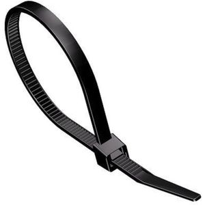Kabelbinder set - 50 stuks - Zwart - Allteq