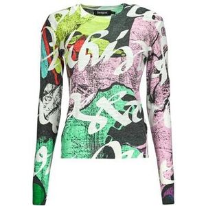 Desigual  FOTINBLACK PULL  Truien  dames Multicolour