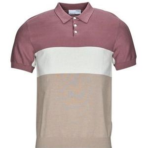 Selected  SLHMATTIS SS KNIT BLOCK POLO B  Shirts  heren Multicolour