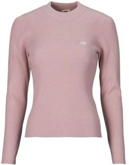 Levis  CREW RIB SWEATER  Truien  dames Roze