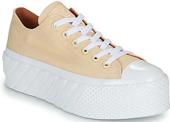 Converse - CHUCK TAYLOR ALL STAR LIFT 2X HYBRID SHINE OX - Sneakers - Geel