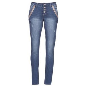 Cream  DICTE  Broeken  dames Blauw