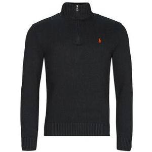 Polo Ralph Lauren - Trui - Zwart - Katoen - Halve Rits
