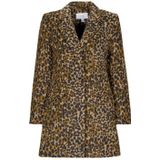 VILA - Rechte Jas - Luipaardmotief - Halflang - Polyester