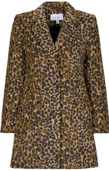 VILA - Rechte Jas - Luipaardmotief - Halflang - Polyester