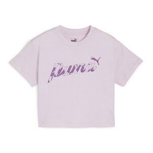 Puma  ESS+ BLOSSOM SHORT TEE G  Shirts  kind Violet