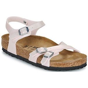 BIRKENSTOCK  Kumba Kids Saffiano Iridescent LightRose  sandalen  kind Roze