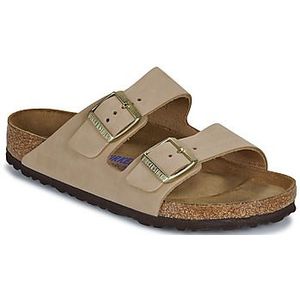 BIRKENSTOCK  Arizona SFB LENB Sandcastle  slippers  dames Beige