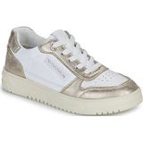 TOM TAILOR Sneakers - Goud/Wit - Modern Comfortabel Sportief