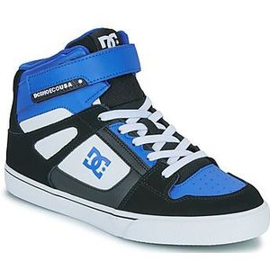 DC Shoes - Pure High-Top EV - Sneakers - Zwart/Blauw/Wit - Vetersluiting - Leer