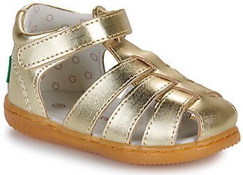 Kickers - Flo - Sandalen - Voor Babymeisjes - Leren Binnenzool - Antislip Buitenzool