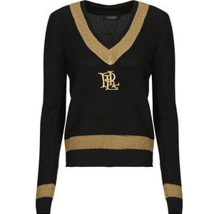 Lauren Ralph Lauren - MEREN - Trui - Zwart - V-hals - Lange Mouwen