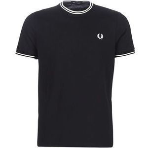 Fred Perry  TWIN TIPPED T-SHIRT  Shirts  heren Zwart