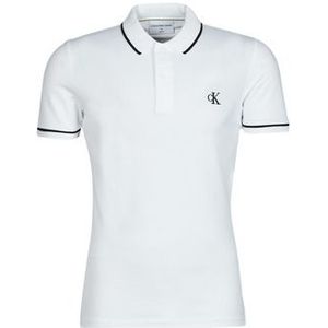 Calvin Klein Jeans  TIPPING SLIM POLO  Shirts  heren Wit