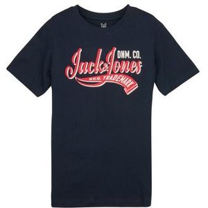 Jack &amp; Jones  JJELOGO TEE SS NECK 2 COL JNR  Shirts  kind Marine