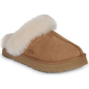 UGG® Disquette Slipper in Brown, Maat 32.5, Suede