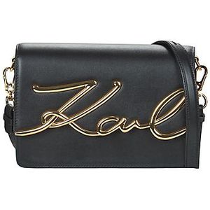 Karl Lagerfeld  K/SIGNATURE MD SHOULDERBAG  tassen  dames Zwart