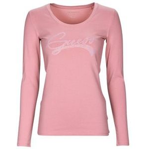 Guess  LS SN ADELINA TEE  Shirts  dames Roze