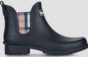 Barbour - Wilton - Regenlaars - Zwart - Laag Model - Rubber