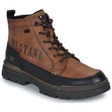 MUSTANG - Peppin - Veterboots - Cognac/Zwart