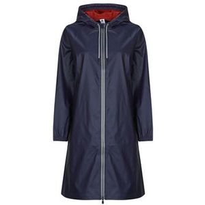 PETIT BATEAU - Lange Regenjas - Marineblauw - Polyurethaan - Dames