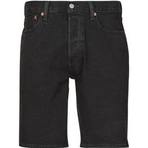 Levi's - 501 Original - Korte Jeans - Geel - 100% Katoen, Regular Fit, Rits- en Knoopsluiting, Meerdere Zakken